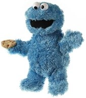 Sesamstrasse Handpuppe Kr&uuml;melmonster Hand-Puppe Sesamstrasse 35 cm Pl&uuml;sch-Figur