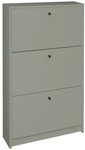 M&auml;usbacher Schuhkipper in pine green matt lack, Holzwerkstoff - 60x104x16cm (BxHxT)