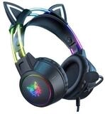 ONIKUMA ONIKUMA X15Pro Schwarz Gaming Headset Katzenohren On-Ear-Kopfh&ouml;rer