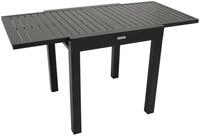 DEGAMO Gartentisch ALCUDIA, ausziehbar 70/140x70cm, Aluminium wetterfest,...