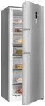 exquisit Gefrierschrank GS380-NF-H-050D inoxlook, 185,5 cm hoch, 71 cm breit,