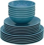 CreaTable Orient Mandala Geschirr-Set 18-teilig Hellblau CreaTable Orient Mandala Geschirr-Set 18-teilig Hellblau