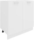 VCM Unterschrank K&uuml;chenschrank B 80 cm Unterschrank Dreht&uuml;ren Esilo