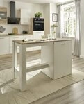 BEGA BBK Kochinsel in Wei&szlig; matt - 138x91x56 (BxHxT)