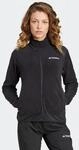 Fleecejacke ADIDAS TERREX "MULTI", Damen, Gr. XS, schwarz, Obermaterial: 100%
