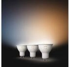 Philips Hue LED-Leuchtmittel White Ambiance 400lm, GU10, 3 St., Farbwechsler