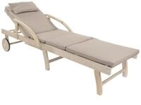 bellavista - Home&Garden&reg; Gartenliege &raquo;St. Tropez&laquo; Holzliege mit Rollen...