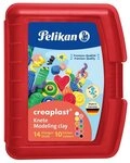 Pelikan F&uuml;ller Pelikan Kinderknete Creaplast&reg; 10 Farben im roten Etui, 240g