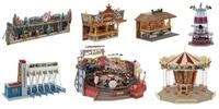 Faller Modellbausatz Faller 140460 Kirmes Set Jahrmarktvergn&uuml;gen H0