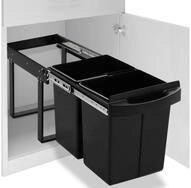vidaXL M&uuml;lleimer Abfallsammler Soft-Close 48 L