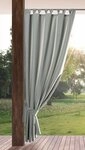 Eurofirany Outdoorvorhang GARDEN, wasserdichter Terrassenvorhang (1 St), Schlaufen,