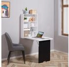 HOMCOM Klapptisch Wandklapptisch mit Tafel, 5 F&auml;chern (Computertisch, 1-St.,