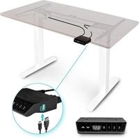 Duronic Tischgestell, TM61 WE Schreibtisch, H&ouml;henverstellbares Tischgestell bis 120