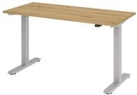 HAMMERBACHER Schreibtisch Schreibtisch VXMST614/R/S 140x67cm eiche