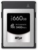 Wise CFexpress 4.0 Type B PRO 660GB MK-II Speicherkarte