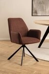 ACTONA GROUP Esszimmerstuhl Glenda 2er-Set, 360&deg; drehbar, mit Armlehnen, in...