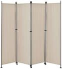 pro.tec Paravent, &raquo;Modica&laquo; Trennwand Outdoor Sichtschutz 170x215cm Sandfarben