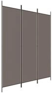 vidaXL Paravent, 3-tlg. Raumteiler Anthrazit 150x220 cm Stoff