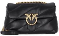 PINKO Umh&auml;ngetasche Classic CL Sheep Nappa, aus echtem Schafsleder schwarz M | 27.5