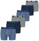 PUMA Boxershorts PUMA MEN EVERYDAY BOXER (6er Pack) Elastischer Logobund,