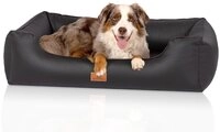 Knuffelwuff orthopäisches Hundebett Kunstleder Lovelock M-L 85x63cm schwarz (14245-001) Knuffelwuff orthopäisches Hundebett Kunstleder Lovelock M-L 85x63cm schwarz (14245-001)