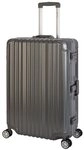 Travelhouse Hartschalen-Trolley London, 4 Rollen, TSA Zahlenschloss Aluminium-Rahmen