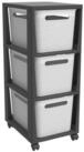 ROTHO Rollcontainer BRISEN Rollcontainer 3 x 16 l, (3 St)