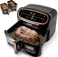 Duronic Hei&szlig;luftfritteuse AF34 BG Hei&szlig;luftfritteuse, 2400,00 W, Fritteuse 10 Liter