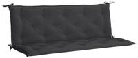 vidaXL Bankauflage, Gartenbank-Auflagen 2 Stk. Schwarz 150x50x7 cm Oxford-Gewebe