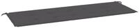 vidaXL Bankauflage, Gartenbank-Auflage Anthrazit 150x50x3 cm Oxford-Gewebe