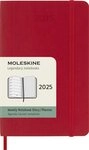 MOLESKINE Notizbuch Moleskine 12 Monate Wochen Notizkalender 2025, Pocket/A6