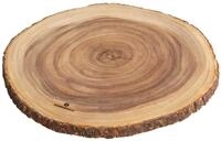 ZASSENHAUS Schneidebrett Servierplatte Akazie rund 45x2,5cm, Holz