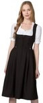 Stockerpoint Dirndl Midi Dirndl 1tlg. - ZITA - schwarz