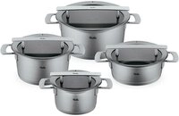 Fissler Topf-Set Phi Collection, Edelstahl 18/10 (Set, 4-tlg., Kochtopf...
