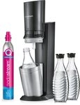 SodaStream Wassersprudler Crystal 3.0 - Vorteilspack, (Set, 5-tlg), mit Quick...