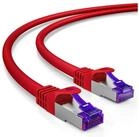 deleyCON deleyCON 0,25m RJ45 Patchkabel SFTP PiMF Netzwerkkabel mit CAT7 LAN-Kabel