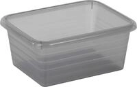 ROTHO Aufbewahrungskorb Rotho Formatk&ouml;rbchen Linus A7 anthrazit 14 x 11 x