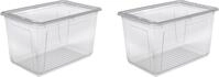 keeeper Aufbewahrungsbox bea (Set, 2 St), 2 x 52 L, mit Air Control-System