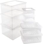 keeeper Aufbewahrungsbox bea (Set, 8 St), mit Air Control-System, 3x1,7 L,2x5,6 L,
