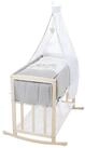 roba&reg; Babybett Stubenbett 4 in 1 - Holz natur - inkl. Matratze & kompletten