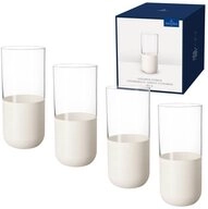 Villeroy & Boch Gl&auml;ser-Set Manufacture Rock blanc Longdrinkbecher Set 4tlg,