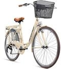 bergsteiger Cityrad Paris 26 Zoll, 28 Zoll Damenfahrrad, ab 140 cm, Korb,...