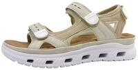 Rieker Sport Sandale, Sommerschuh, Sandalette, Plateauabsatz, mit Klettriemchen