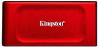 Kingston XS1000 Portable SSD 2 TB, Externe SSD rot/schwarz, USB-A 3.2 Gen 2