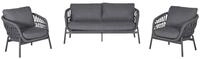 LC Garden Garten-Essgruppe &raquo;Bari&laquo; Living Lounge Set 3tlg. Sitzgruppe...