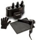 HOT TOOLS Lockenstab HOT TOOLS Curl Bar Set Black Gold Ultron Mach 4 Waffelzange S