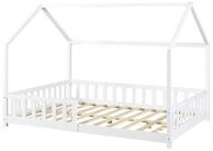 en.casa Hausbett, &raquo;Hesel&laquo; Montessori Bett Kiefernholz Wei&szlig; 120 x 200 cm
