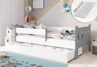 Kids Collective Kinderbett 80x160, 80x180, 90x200 cm mit Schublade,...