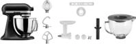 KitchenAid K&uuml;chenmaschine 5KSM125EBM SCHWARZ MATT, 300 W, 4,8 l Sch&uuml;ssel,...