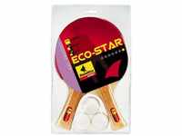 Bandito Tischtennisschläger TT-Schläger Set (2 Schläger Eco Star * + 3...